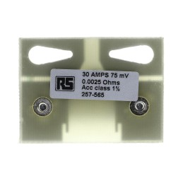 1 pcs - HOBUT Plate Shunt, 30 A Max, 75mV Output, ±1.5 % Accuracy