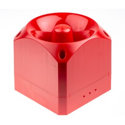 1 pcs - Klaxon Nexus Series Amber Sounder Beacon, 10 - 60 V dc, Wall Mount, 105dB at 1 Metre