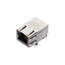 1 pcs : JP026821UNL - Modular Connectors / Ethernet Connectors 1X1 TAB UP 5-CORE W/