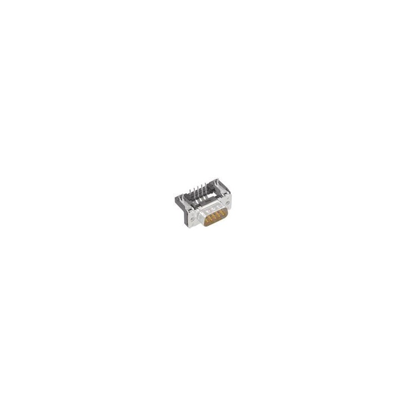 1 pcs : 09652627810 - D-Sub Standard Connectors D-Sub 15pin male angled 2.54mm pitch, stamped, with board locks, 3.1mm hole, PL3