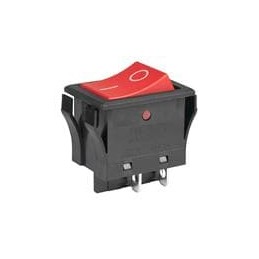 1 pcs : JWL21RC2A/UCV - Rocker Switches DPST ON NONE OFF