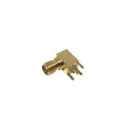 1 pcs : 85_SMA-50-0-101/111_NE - RF Connectors / Coaxial Connectors SMA right angle PCB jack(f)