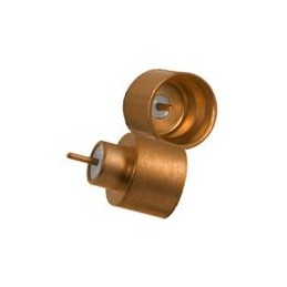 1 pcs : 127-2711-601 - RF Connectors / Coaxial Connectors Hermetic Feedthru Shroud pin con. SM