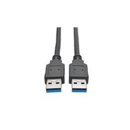 1 pcs : U320-006-BK - USB Cables / IEEE 1394 Cables USB 3.0 SUPERSPEED A/A CABLE