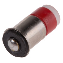 1 pcs - RS PRO Red LED Indicator Lamp, 28V dc, Midget Flange Base, 6mm Diameter, 40mcd