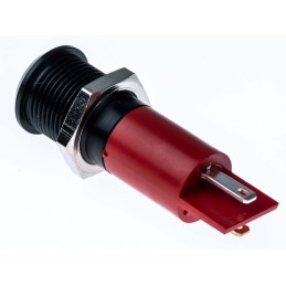1 pcs - RS PRO Red Panel Mount Indicator, 230V ac, 14mm Mounting Hole Size, IP67