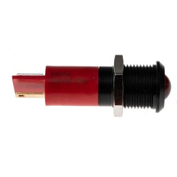 1 pcs - RS PRO Red Panel Mount Indicator, 230V ac, 14mm Mounting Hole Size, IP67