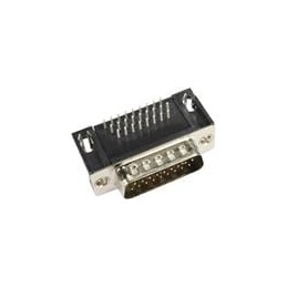 1 pcs : 09562625812 - D-Sub High Density Connectors 26P MALE R/A PCB 4-40 UNC S4 PLATING