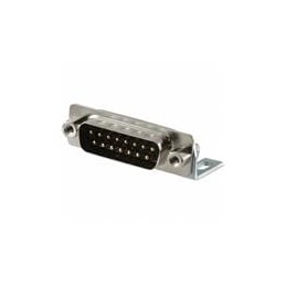 1 pcs : 773-E15-113R001 - D-Sub Standard Connectors IP67 15P MALE CONN R/A .283' FP