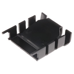 10 pcs - Heatsink, 18K/W, 25 x 25.4 x 8.3mm, Clip