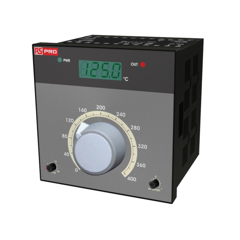 1 pcs - RS PRO PID Temperature Controller, 72 x 72mm 1 Input, 2 Output Relay, SSR, 230 V ac Supply Voltage
