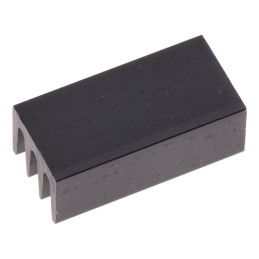 10 pcs - Heatsink, Universal Rectangular Alu, 63K/W, 13 x 6.3 x 4.8mm, Conductive Adhesive, Conductive Foil