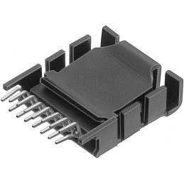 10 pcs - Heatsink, 18K/W, 25 x 25.4 x 8.3mm, Clip, Solder