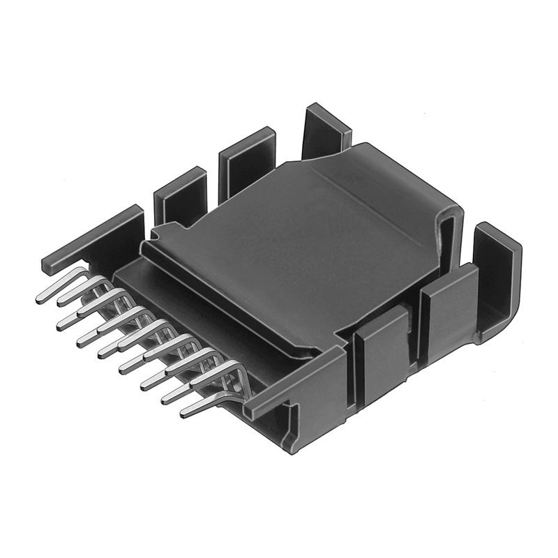 10 pcs - Heatsink, 18K/W, 25 x 25.4 x 8.3mm, Clip, Solder