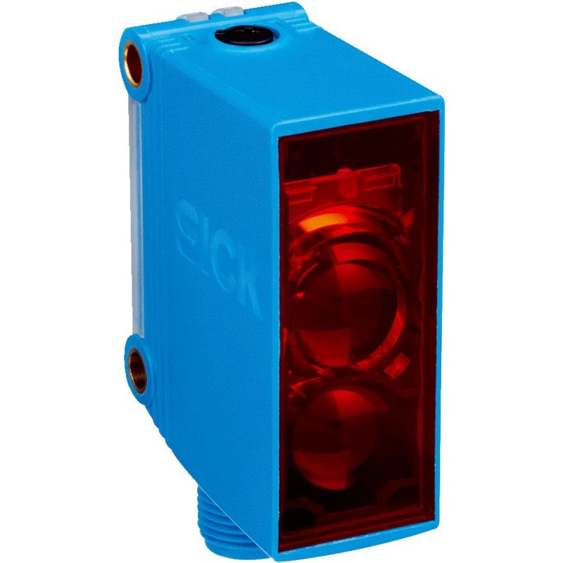 1 pcs - Sick Retroreflective Photoelectric Sensor, Rectangular Sensor, 12 m Detection Range