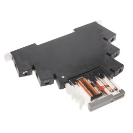 1 pcs - Omron DIN Rail Power Relay, 24V ac/dc Coil, 6A Switching Current, SPDT