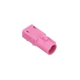 1 pcs : R197.166.H28 - RF Connectors / Coaxial Connectors Right-angle stamped&formed low profile Fakra PCB header coding H