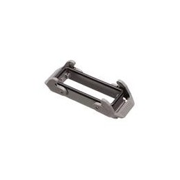 1 pcs : H24B-AG-SL - Heavy Duty Power Connectors H24B Bulkhead Plstc Double Lock, Grey