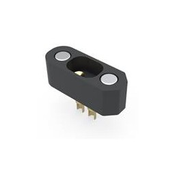 1 pcs : 879-20-002-00-011000 - Headers & Wire Housings Magnetic Spring-Loaded Target Connector Vert Mt. w Concave Face 2 Pins