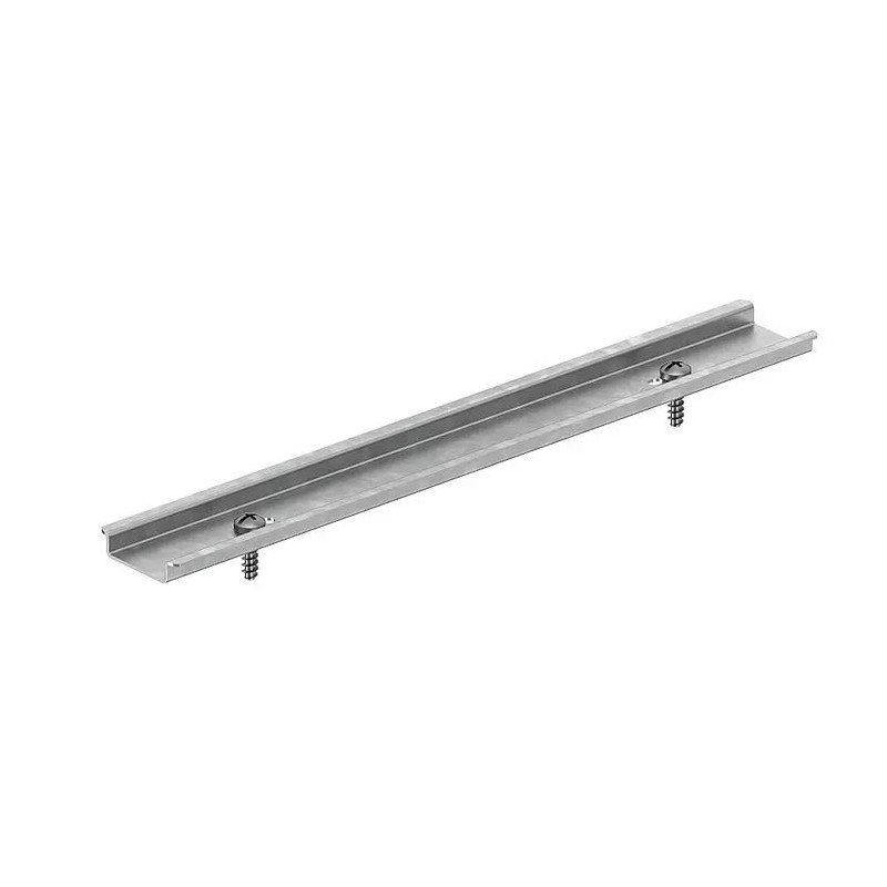 1 pcs - Spelsberg Steel Unperforated DIN Rail, Top Hat Compatible, 327mm x 35mm x 7.5mm