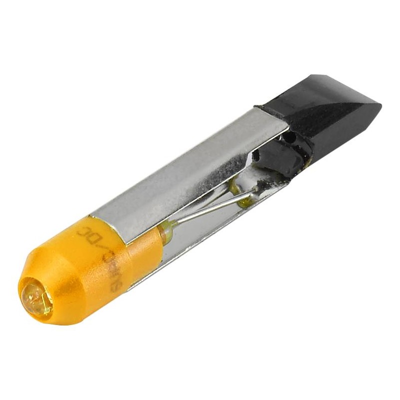 1 pcs - EAO Yellow LED LED Reflector Bulb, 24V ac/dc, 340mcd