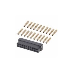 1 pcs : M80-8442045 - Power to the Board Cable Conn Kit, 20P Fmale,Db Rw,24-28AWG