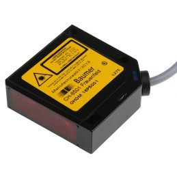 1 pcs - Baumer Diffuse Photoelectric Sensor, Block Sensor, 25 - 300 mm Detection Range