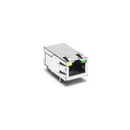 1 pcs : JK0-0133NL - Modular Connectors / Ethernet Connectors 1X1 GIGABIT CONN FOR POE, BST