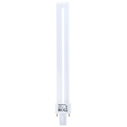 1 pcs - G23 Twin Tube Shape CFL Bulb, 11 W, 2700K, Extra Warm White Colour Tone