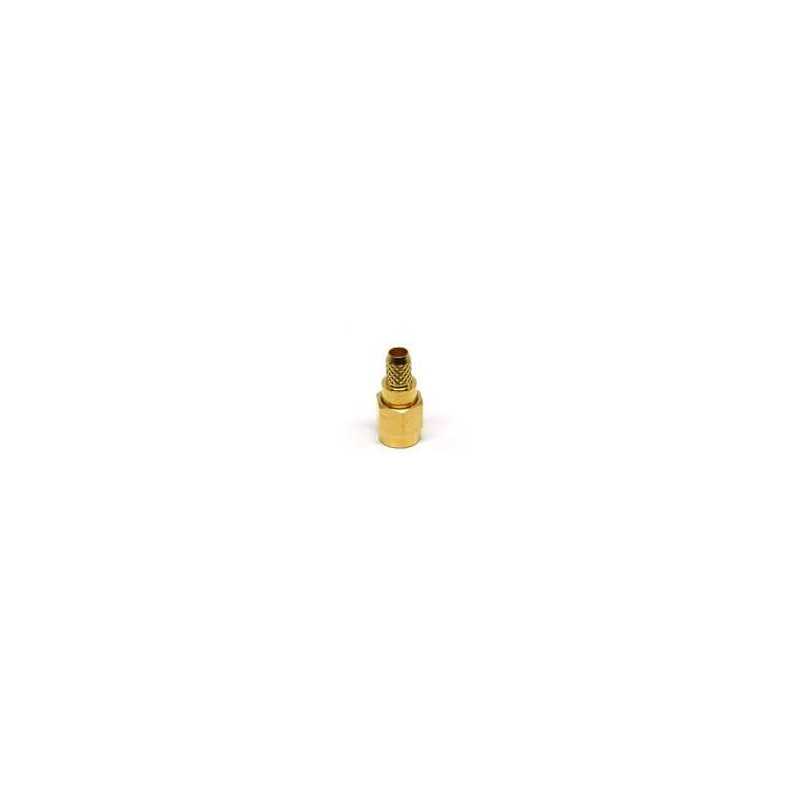 1 pcs : R125075000 - RF Connectors / Coaxial Connectors SMA / STRAIGHT PLUG CRIMP OR SOLDER TYPE CABLE 5/50 S