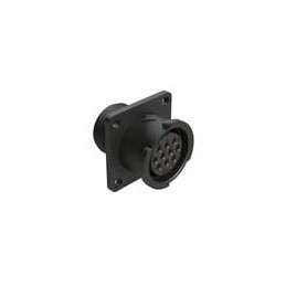 1 pcs : FLS012N10S03 - Standard Circular Connector 10 POS SQUARE FLANGE RECEPT