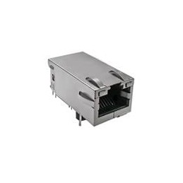 1 pcs : 1840772-8 - Modular Connectors / Ethernet Connectors MAGJACK TU 1PORT 1GBT LED PRESS-FIT