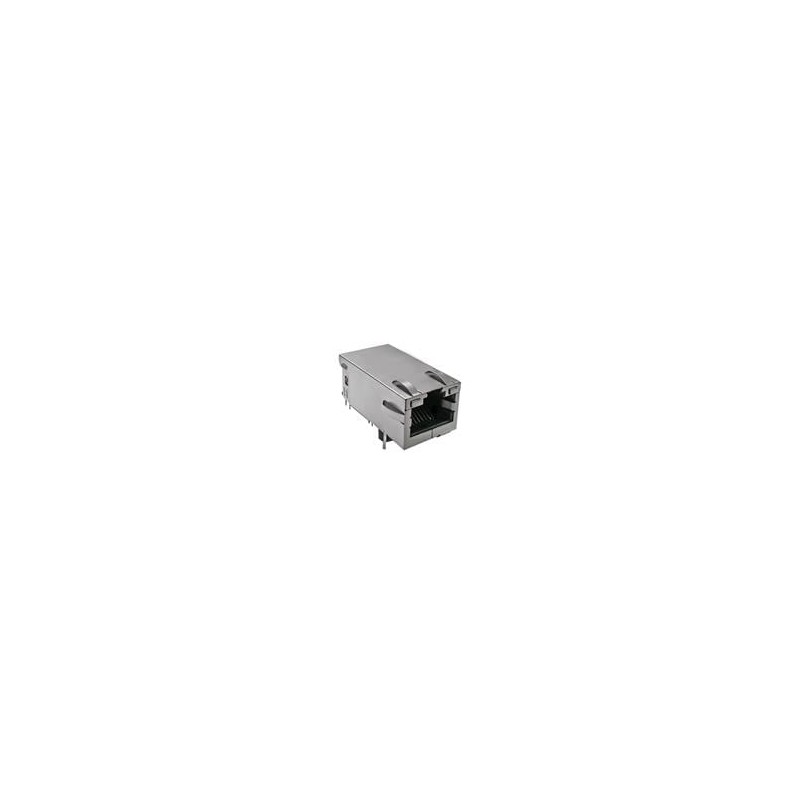 1 pcs : 1840772-8 - Modular Connectors / Ethernet Connectors MAGJACK TU 1PORT 1GBT LED PRESS-FIT