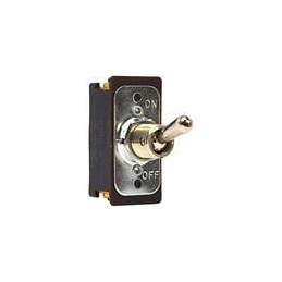 1 pcs : DA284-73 - Toggle Switches 1-pole, ON - None - OFF, 8A/16A 250VAC/125VAC 1 HP, Non-Illuminated Bat Style Toggle Switch w