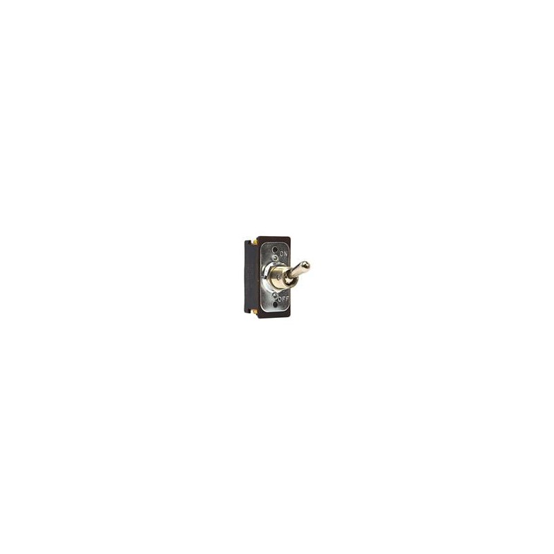 1 pcs : DA284-73 - Toggle Switches 1-pole, ON - None - OFF, 8A/16A 250VAC/125VAC 1 HP, Non-Illuminated Bat Style Toggle Switch w
