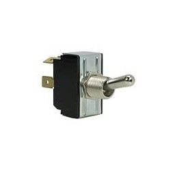 1 pcs : 2GK51-78 - Toggle Switches 2-pole, ON - None - OFF, 10A/15A 250VAC/125VAC 3/4 HP, Non-Illuminated, Sealed Bat Style Togg