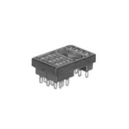 1 pcs : 27E637 - Relay Sockets & Fixings SCKT 4POLES PC Stag. PRINTED CIRCUIT BRD