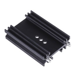 10 pcs - Heatsink, 8.8K/W, 12.5 x 34.5 x 50mm, Solder
