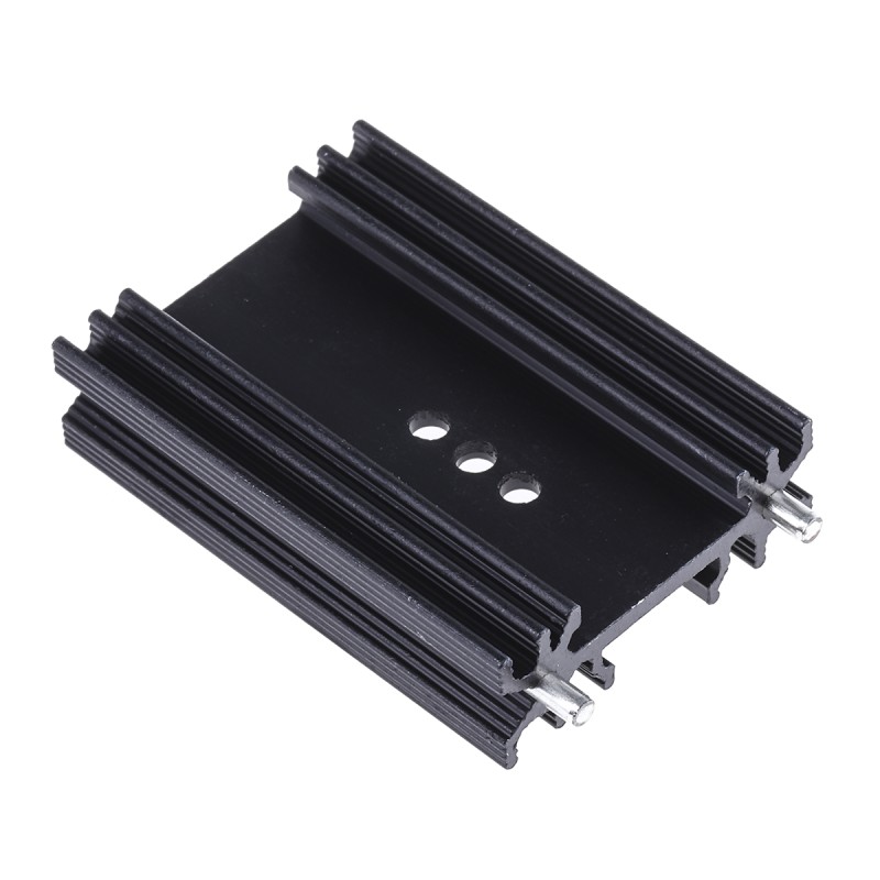 10 pcs - Heatsink, 8.8K/W, 12.5 x 34.5 x 50mm, Solder