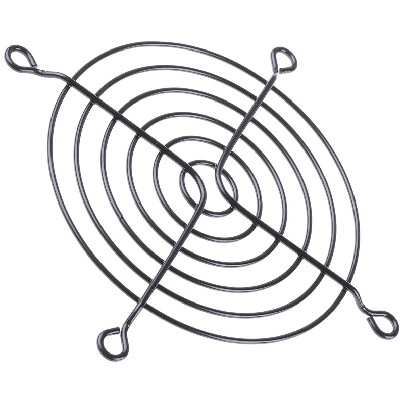 10 pcs - RS PRO Steel Finger Guard for 92mm Fans, 82.5mm Hole Spacing