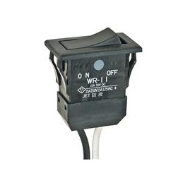 1 pcs : WR11AL - Rocker Switches SPST ON-NONE-OFF WIRE LEADS SEALED