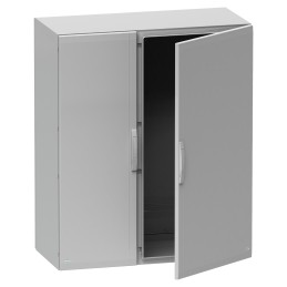 1 pcs - Schneider Electric NSYPLA Series Double-Door-Door Floor Standing Enclosure, IP65, 1500 x 1250 x 320mm