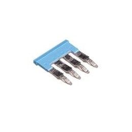 1 pcs : P2RVM-040S - Relay Sockets & Fixings Blue 4-Pole Cross Bar