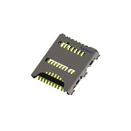 1 pcs : 10101704692A - Memory Card Connectors UFS+ Micro SD, push/pull, 30u''