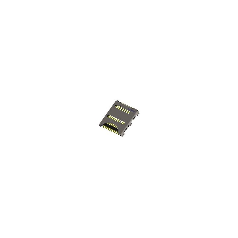1 pcs : 10101704692A - Memory Card Connectors UFS+ Micro SD, push/pull, 30u''