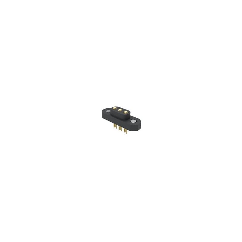 1 pcs : 878-20-003-00-012000 - Rectangular Mil Spec Connectors 4mm Magnetic Spring-Loaded Target Conn 3 Pin UnShrouded Soldercup