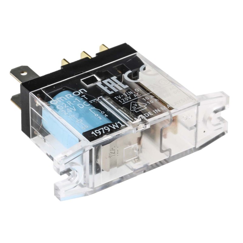 1 pcs - Omron Panel Mount Power Relay, 24V dc Coil, 10A Switching Current, SPDT