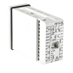 1 pcs - ABB CM10 DIN Rail Process Controller, 97 x 50mm 2 Input, 2 Output Analogue, Relay, 100 - 240 V ac Supply Voltage