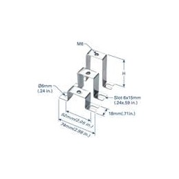 1 pcs : CA803 - Terminal Block Tools & Accessories Push-in Jumper insulated