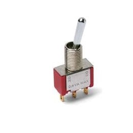 1 pcs : 7101K2ZQEG - Toggle Switches 0.4VA 20VAC/DC SPDT ON-NONE-ON Sldr Lug